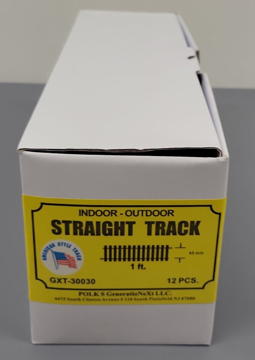Aristo-Craft 30030 US Style 1' Straight Track Section [Box of 12] VG/Box