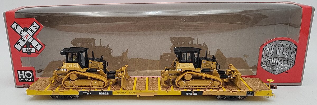Scale Trains SXT32727 HO TTMX BSC F68CH Flatcar #80642 EX/Box