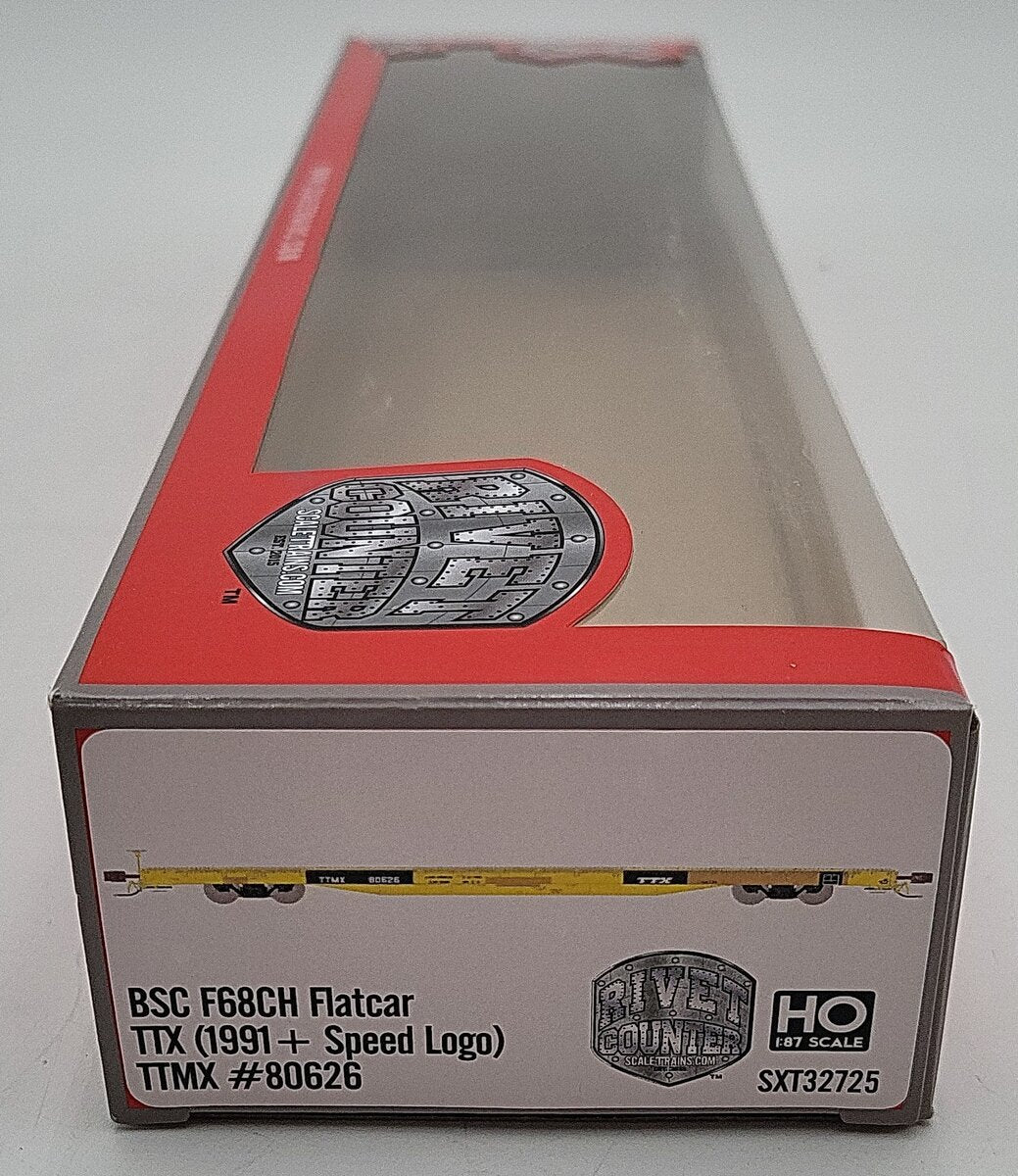 Scale Trains SXT32726 HO TTX BSC F68CH Flatcar #80626 EX/Box