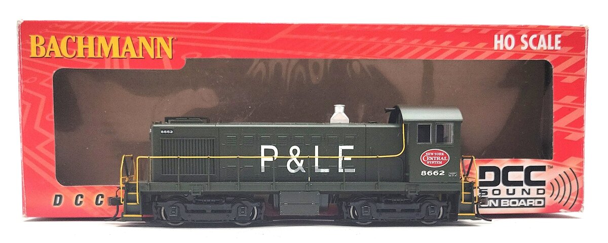 Bachmann 63203 HO NYC System P&LE Alco S4 Diesel Locomotive #8662 w/ DCC & Sound LN/Box