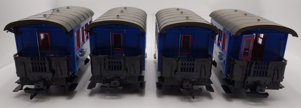 LGB G Gauge The Blue Train Coach Cars [4]