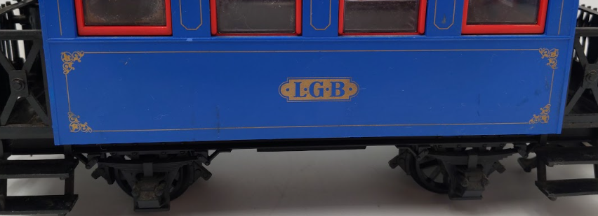 LGB G Gauge The Blue Train Coach Cars [4]