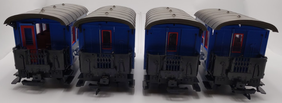 LGB G Gauge The Blue Train Coach Cars [4]