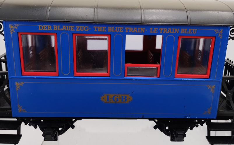 LGB G Gauge The Blue Train Coach Cars [4]