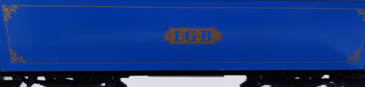 LGB G Gauge The Blue Train Coach Cars [4]
