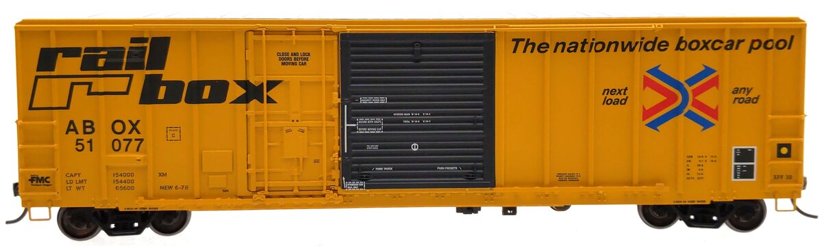 ExactRail EE-1805-8 HO Scale ABOX FMC 5277 Combo Door Boxcar #51077 LN/Box