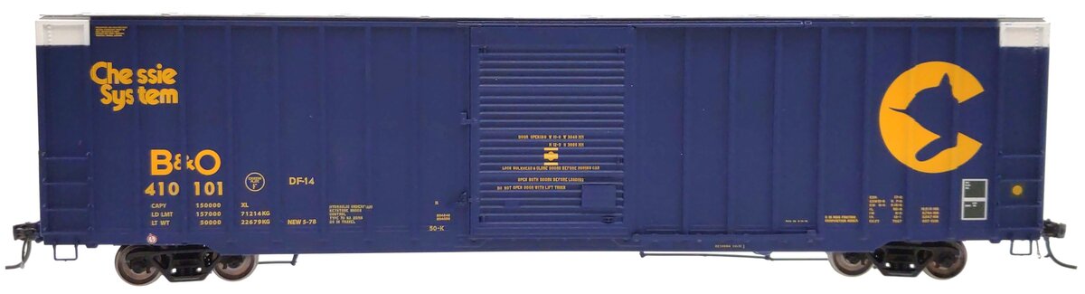 ExactRail EP-80401-2 HO Scale B&O Chessie Berwick 7327 Boxcar #410101 LN/Box