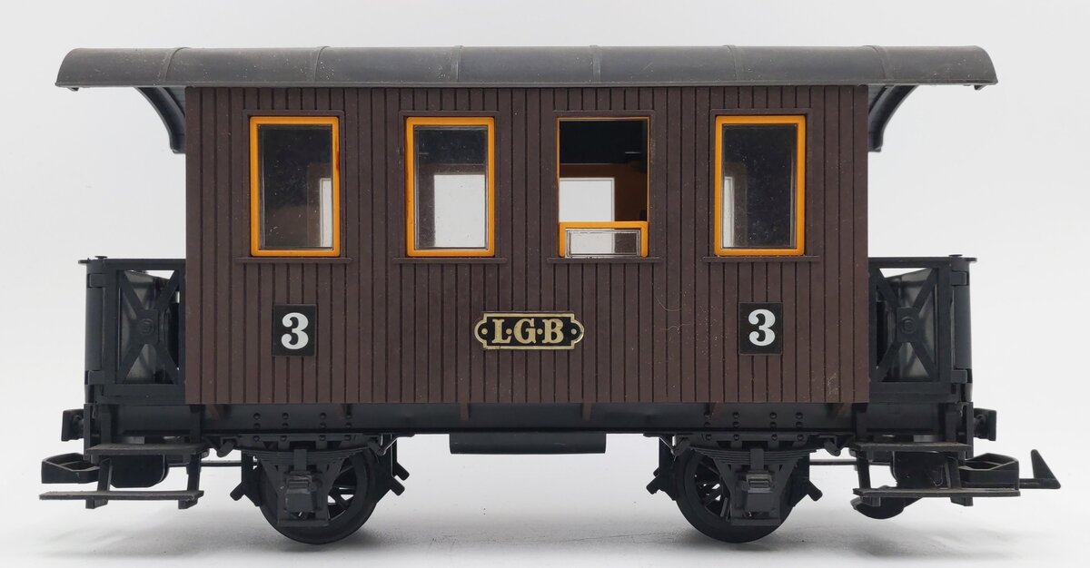 LGB 3000 G Scale 4-Wheel Passenger Car #3 VG