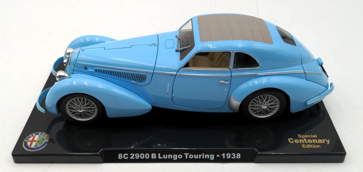 Minichamps 1:24 Diecast 1938 8C 2900 B Lungo Touring EX