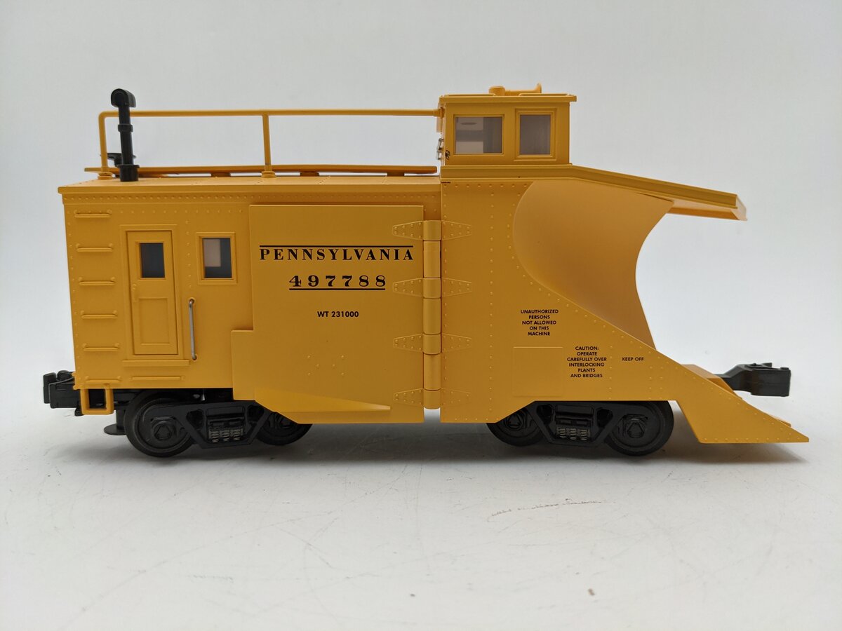 MTH 20-98208 O Gauge Pennsylvania Railroad Snow Plow #497788 EX