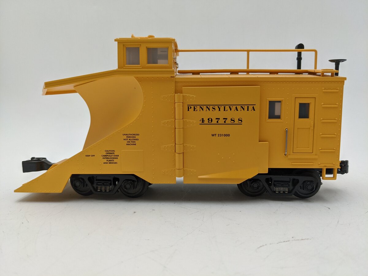 MTH 20-98208 O Gauge Pennsylvania Railroad Snow Plow #497788 EX
