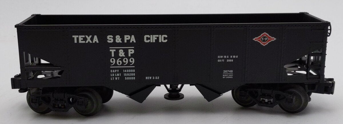 Lionel 6-26748 O Gauge Texas & Pacific Hopper #9699 LN/Box