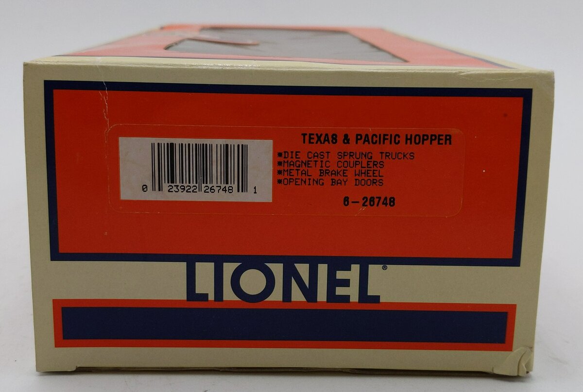 Lionel 6-26748 O Gauge Texas & Pacific Hopper #9699 LN/Box