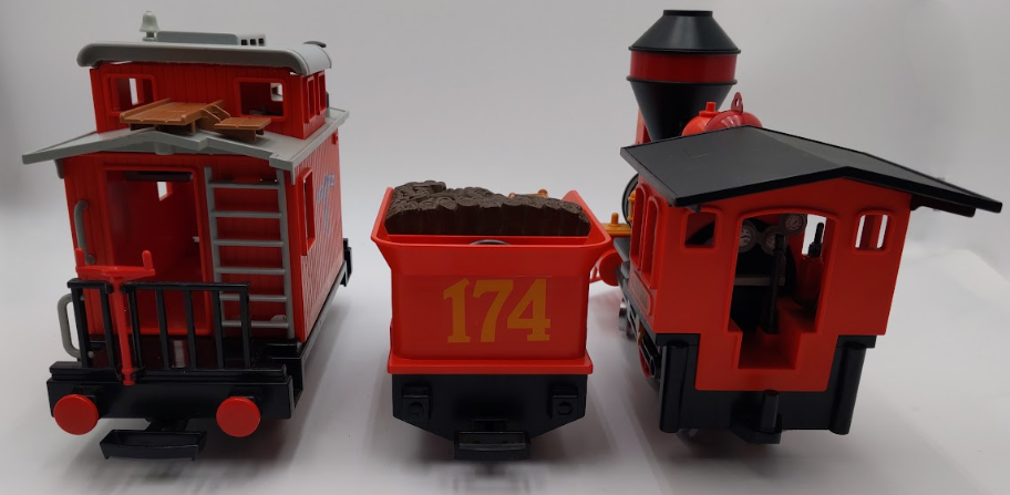PlayMobil G Gauge "Steaming Mary" 4-4-0 Steam Loco & Tender with Caboose