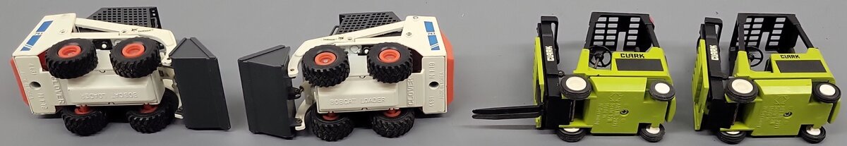 Conrad & Clover Diecast Forklifts & Loader; 2971 x 2, 4431 x 2 [4] VG