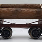 Bachmann 98490 G Scale Skeleton Log Car w/Log Load - Metal Wheels EX