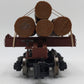 Bachmann 98490 G Scale Skeleton Log Car w/Log Load - Metal Wheels EX