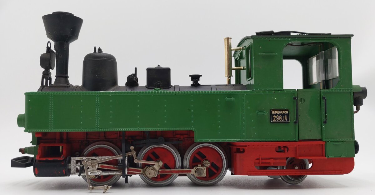 LGB 2073 G Scale Waldenburg Railway 0-6-2 Steam Locomotive #298.14 VG