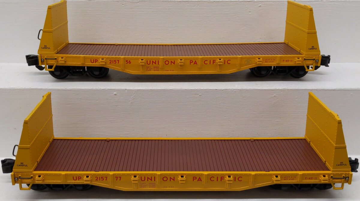 Aristo-Craft 46415T UP Bulkhead Flatcar (Set of 2) EX/Box