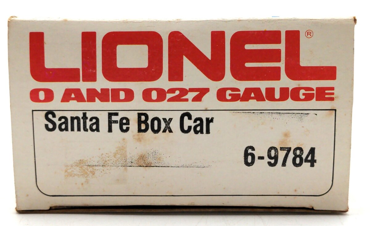 Lionel 6-9784 O Gauge Santa Fe Box Car #9784 EX/Box