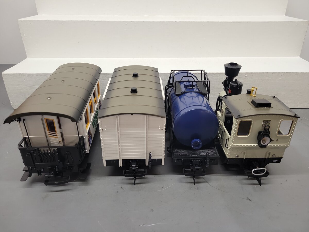 LGB 020087 G Gauge Steam Freight Train Set EX/Box