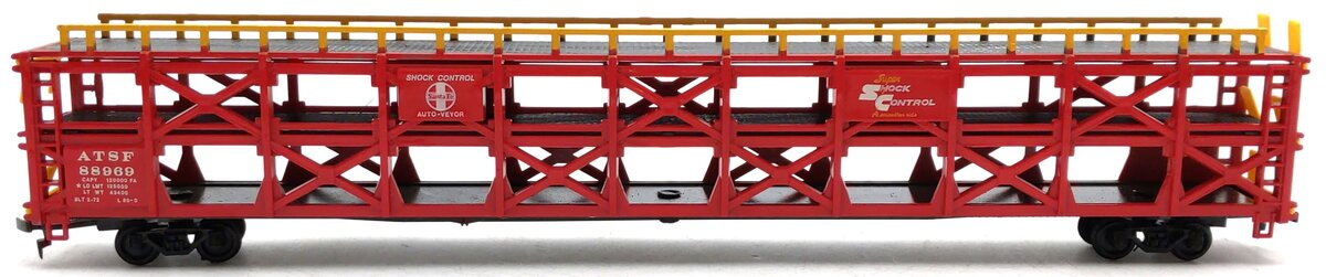 Bachmann 1265 HO Santa Fe 89' Tri Level Car Transporter EX/Box