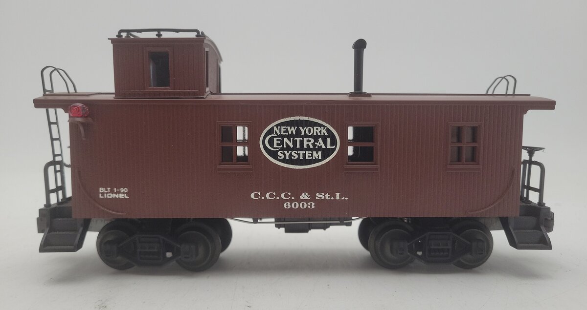 Lionel 6-17611 O Gauge New York Central Illuminated Woodside Caboose #6003 EX/Box