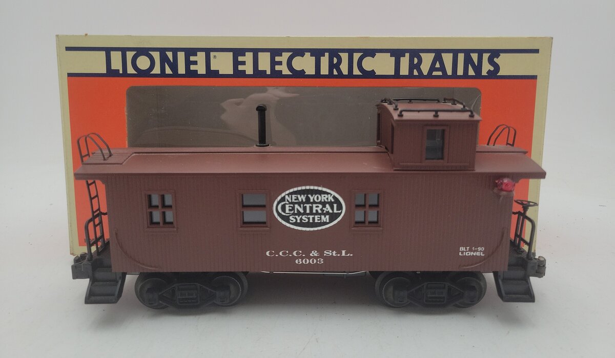 Lionel 6-17611 O Gauge New York Central Illuminated Woodside Caboose #6003 EX/Box