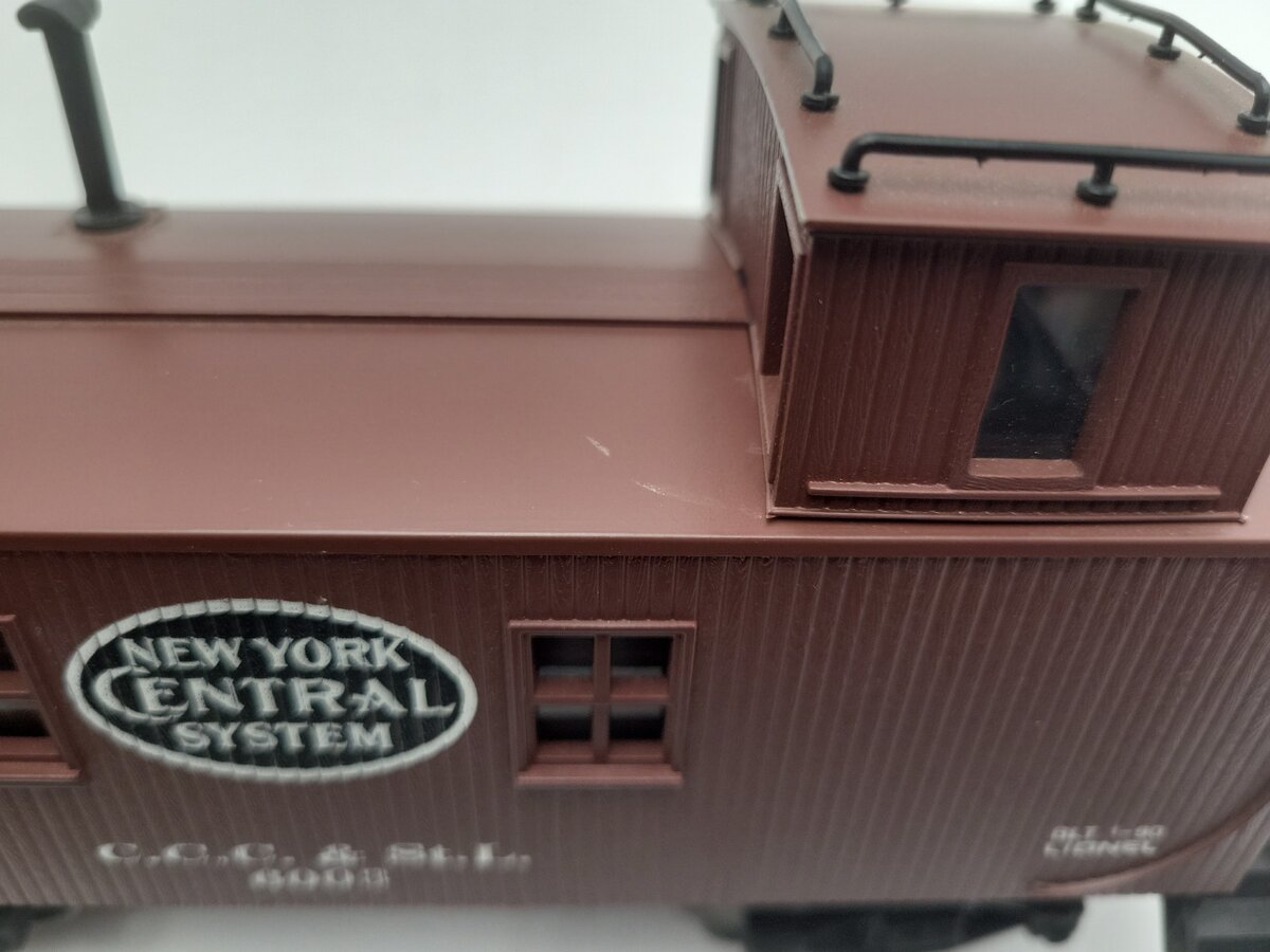 Lionel 6-17611 O Gauge New York Central Illuminated Woodside Caboose #6003 EX/Box