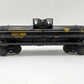 Lionel 6-19603 O Gauge GATX Single Dome Tank Car EX