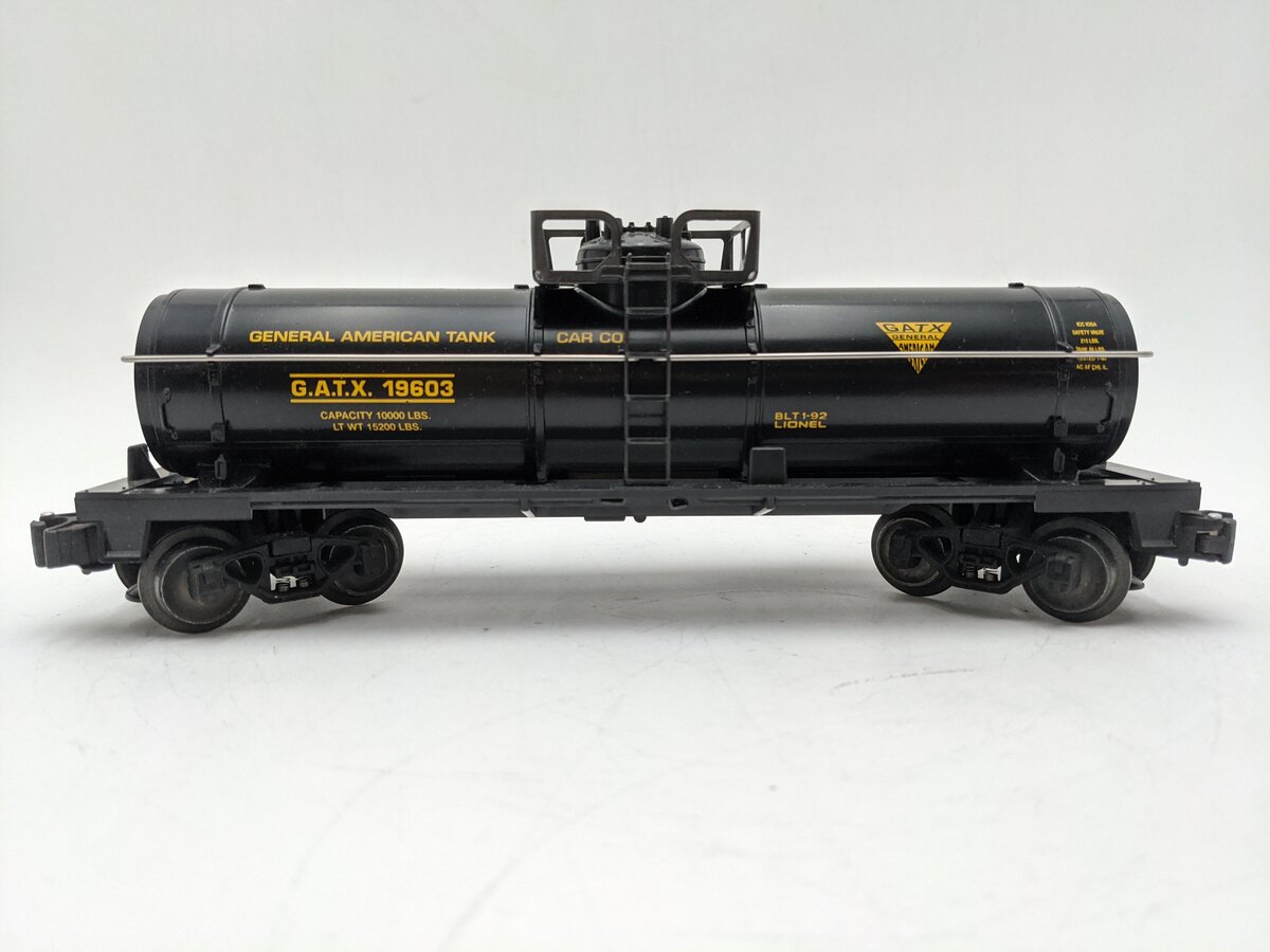 Lionel 6-19603 O Gauge GATX Single Dome Tank Car EX