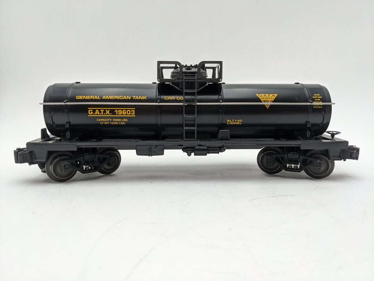 Lionel 6-19603 O Gauge GATX Single Dome Tank Car EX