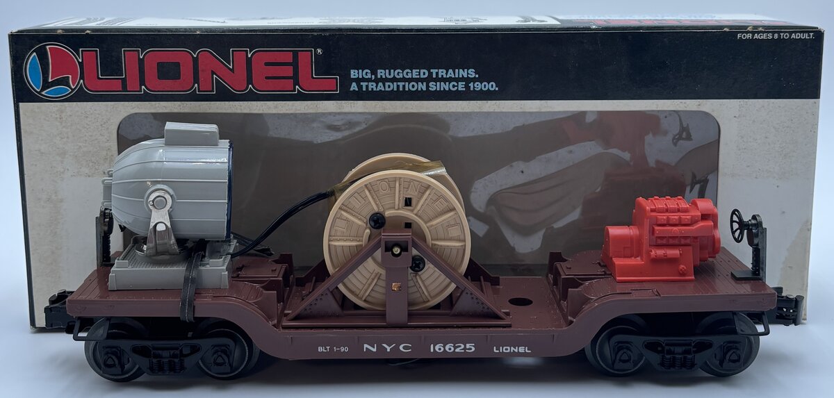 Lionel 6-16625 O Gauge New York Central Extension Searchlight Car LN/Box