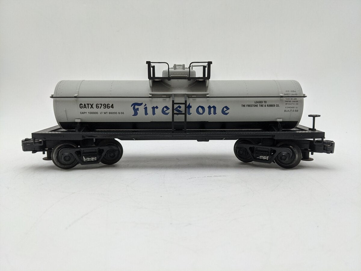 Industrial Rail IDM6010 O27 Firestone Single Dome Tank Car #67964 EX