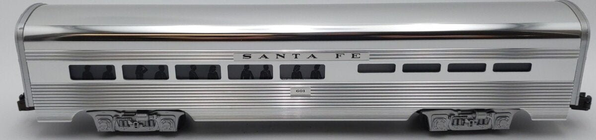 Lionel 6-19111 O Gauge Santa Fe Aluminum Diner Car #601 EX/Box