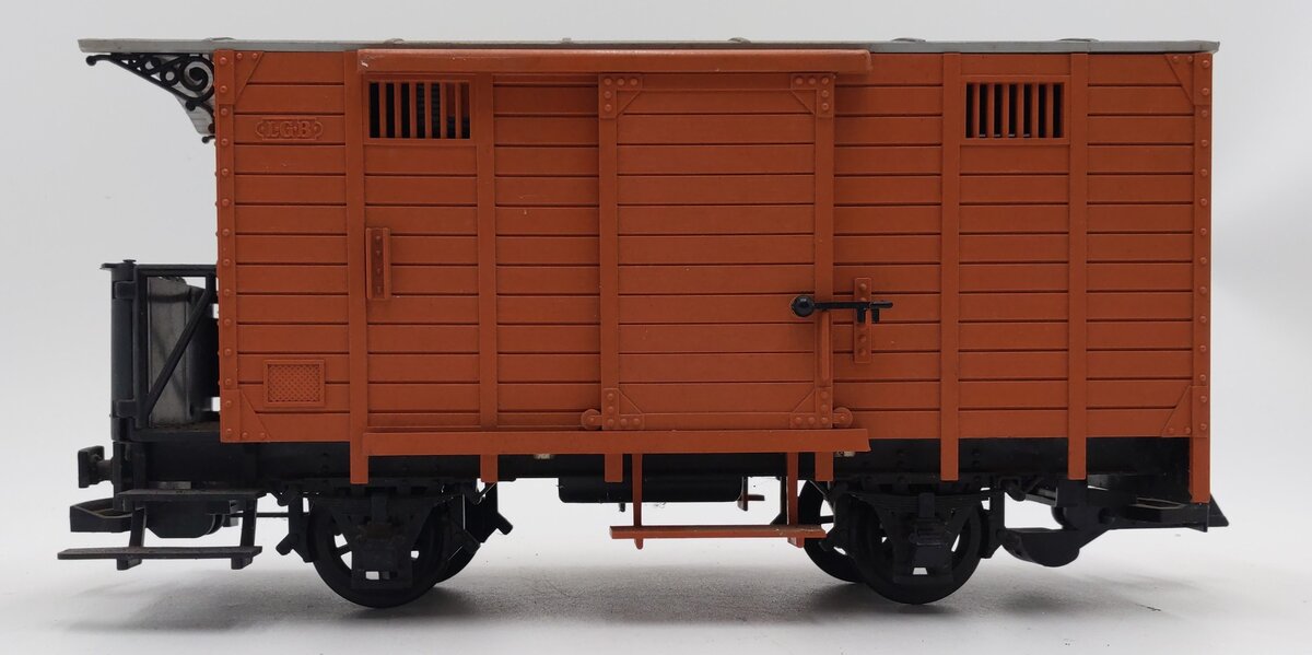 LGB 4030 G Scale Deutsche Reichsbahn Brown Boxcar VG