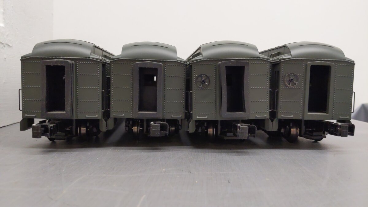 Lionel K-Line 6-21170 O NYC 15" Heavyweight Passenger Car Set (Set of 4) EX