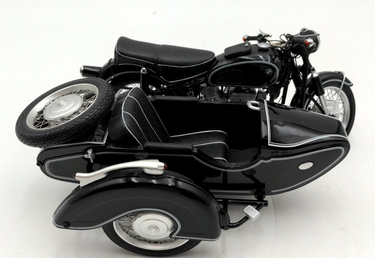 Schuco 06659 1:10 Diecast BMW R69S Motorcycle w/ Steib TR500 Sidecar EX