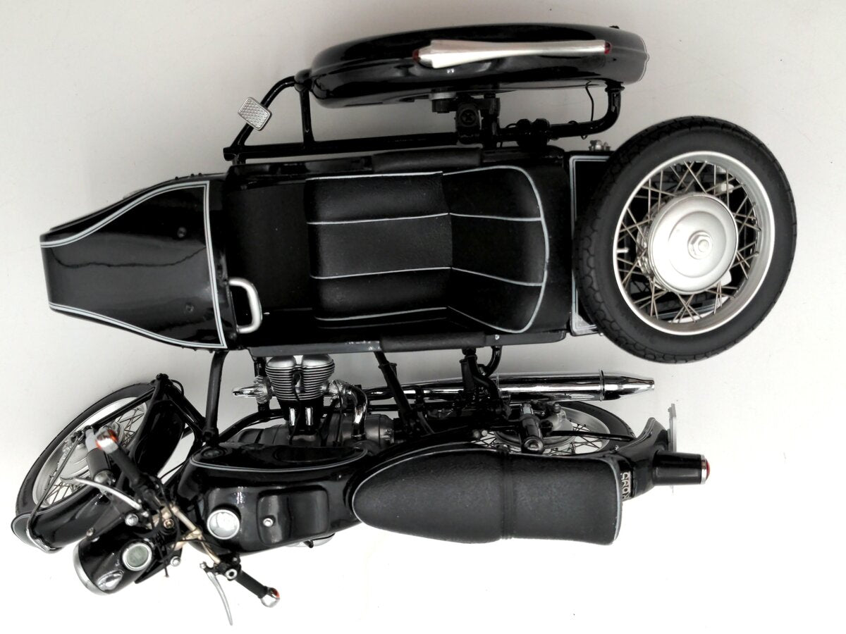 Schuco 06659 1:10 Diecast BMW R69S Motorcycle w/ Steib TR500 Sidecar EX