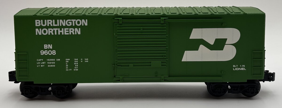 Lionel 6-9608 O Gauge Burlington Northern Hi-Cube Boxcar EX/Box