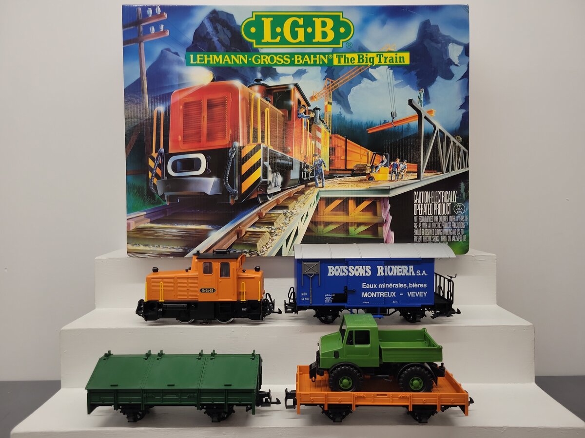 LGB 70970 G Scale Freight Train Set EX/Box