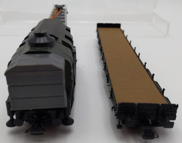 HO Scale Liliput 210 00 Crane Car & Fleischmann 5287 Flatcar [2] VG/Box