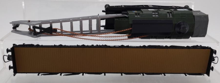 HO Scale Liliput 210 00 Crane Car & Fleischmann 5287 Flatcar [2] VG/Box