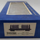 Industrial Rail 7004 O Gauge Union Pacific Bulkhead Flatcar w/ Pipe Load #42162 EX/Box