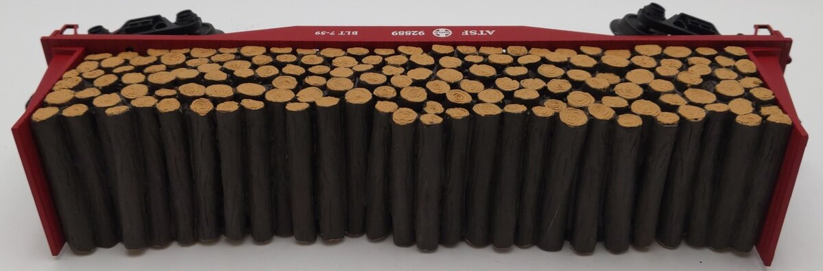 Industrial Rail 7005 O Gauge ATSF Bulkhead Flatcar #92889 EX/Box