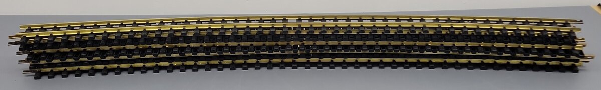 Aristo-Craft 11820 Euro Brass 20 Ft. Diameter Curved Track Sections [8] EX