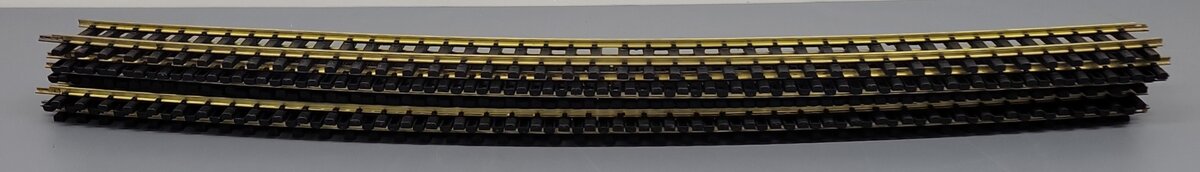 Aristo-Craft 11820 Euro Brass 20 Ft. Diameter Curved Track Sections [8] EX