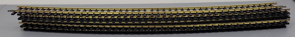 Aristo-Craft 11820 Euro Brass 20 Ft. Diameter Curved Track Sections [8] VG