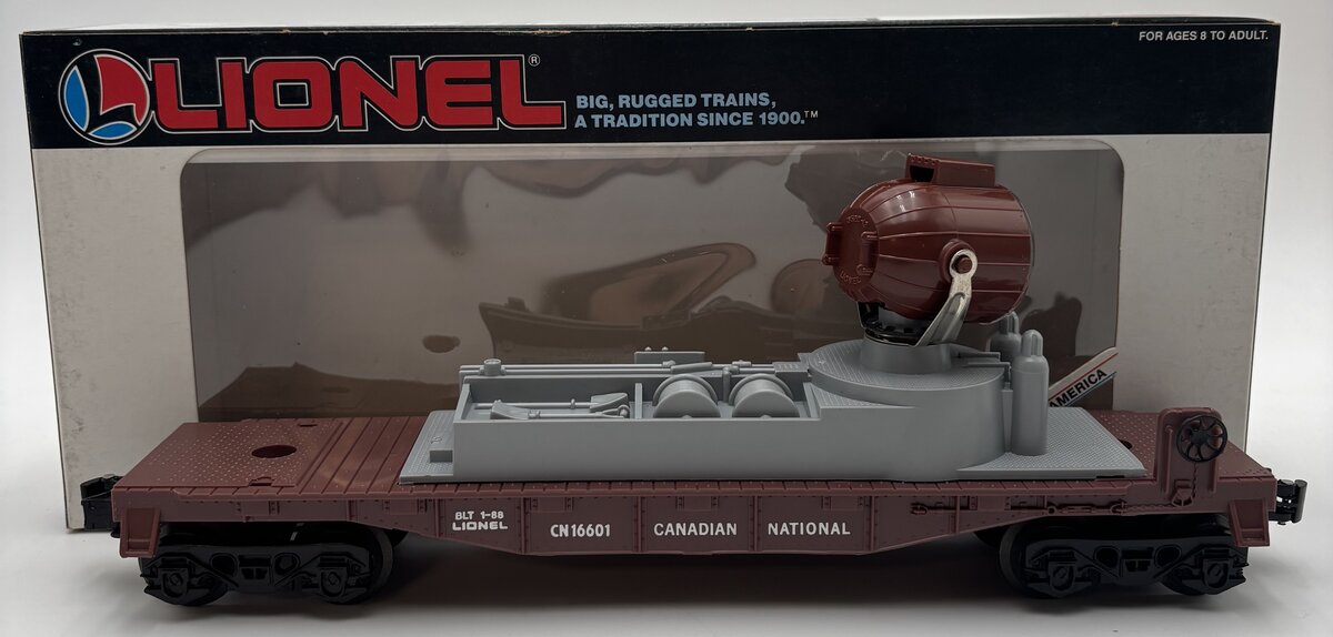 Lionel 6-16601 O Gauge Canadian National Searchlight Car LN/Box