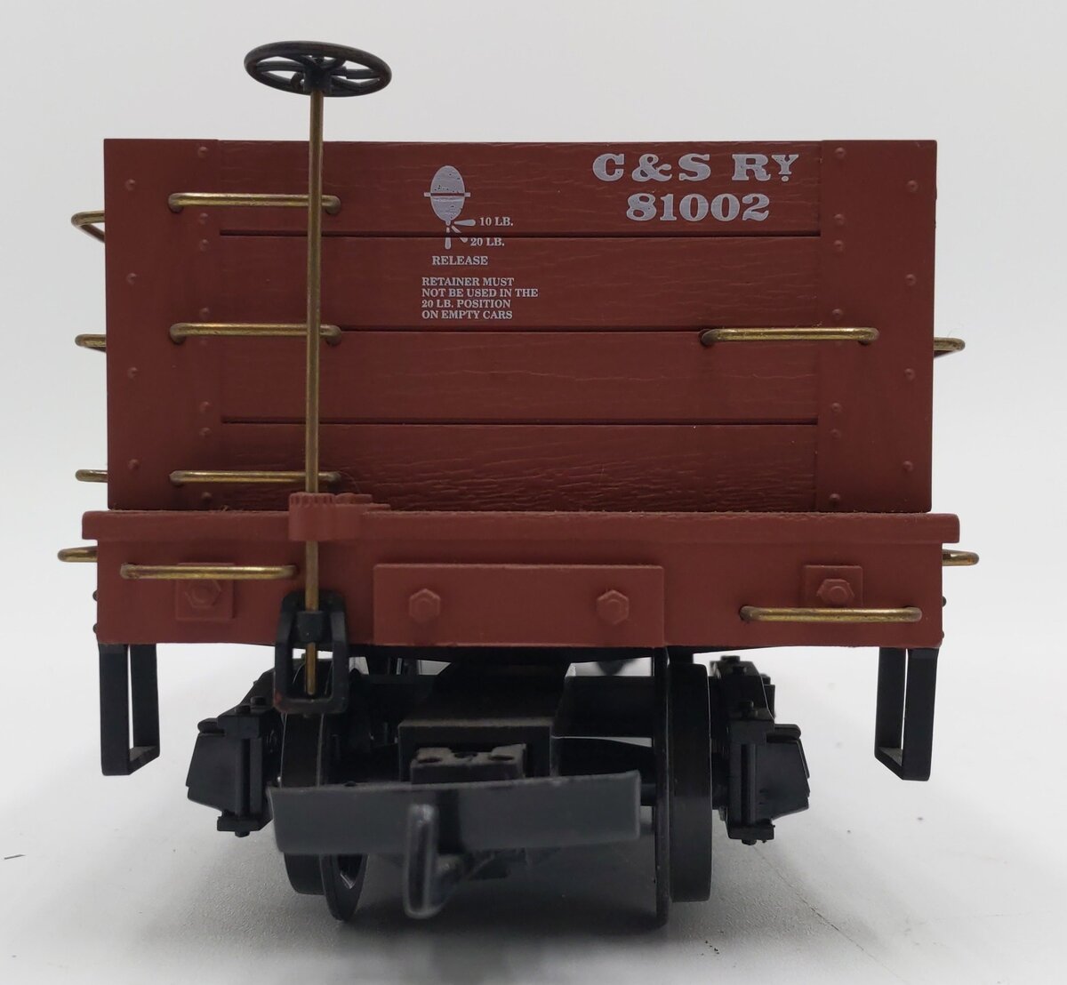 Aristo-Craft 81002 G Scale C&S Wood Gondola #81002 EX
